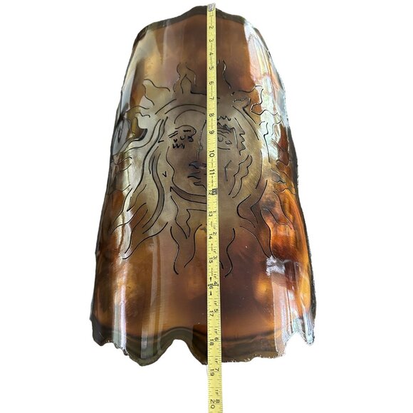 Handcrafted Sun & Moon Metal Wall Sconce Lamp - Picture 4 of 6